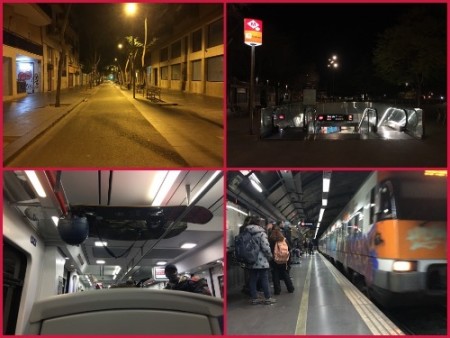 171 Sunday early morning toward to France by R3 train